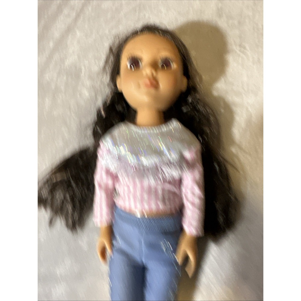 Glitter Girls Doll 14" Hispanic Collectible Brown Hair Eyes Posable Westrn